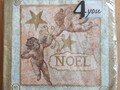 Serviettes Noël 2 anges