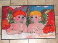 Rosina Wachtmeister tapis paillasson lavable "Anges"