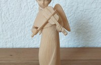 Ange en bois DOLFI avec violon 