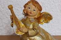 Ange or-argent avec mandoline I