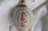 Boule de noël Goebel nostalgie Ange avec ours