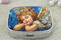 Boîte à pilules petit ange Tiffany