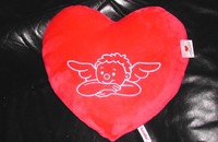 Coussin peluche "ange gardien"