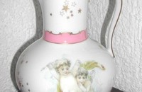 Cruche ANGE avec bordure rose