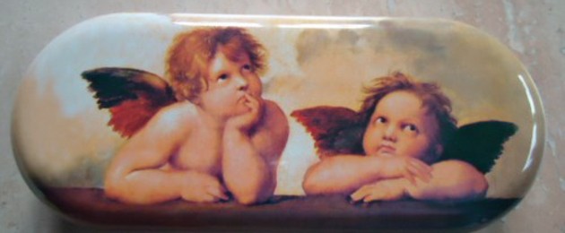 Boîte à lunette "Raphael deux Anges"