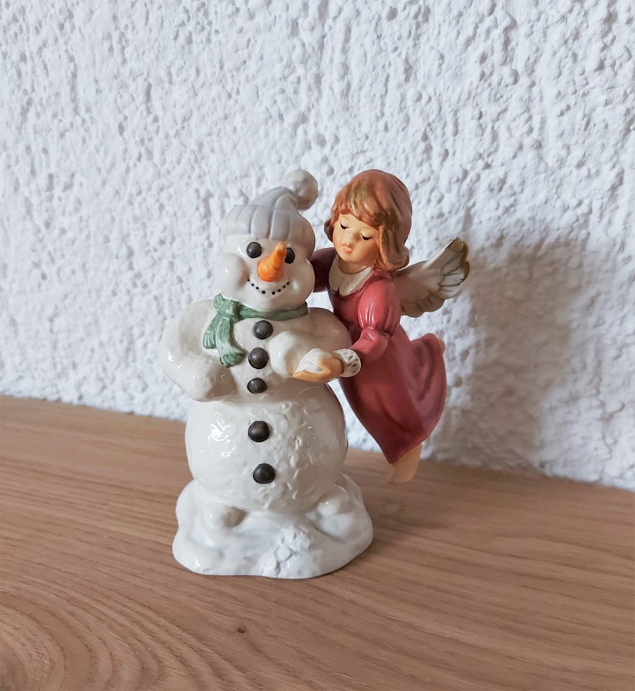Goebel Décoration de Noël Ange en porcelaine 10 cm x 5,5